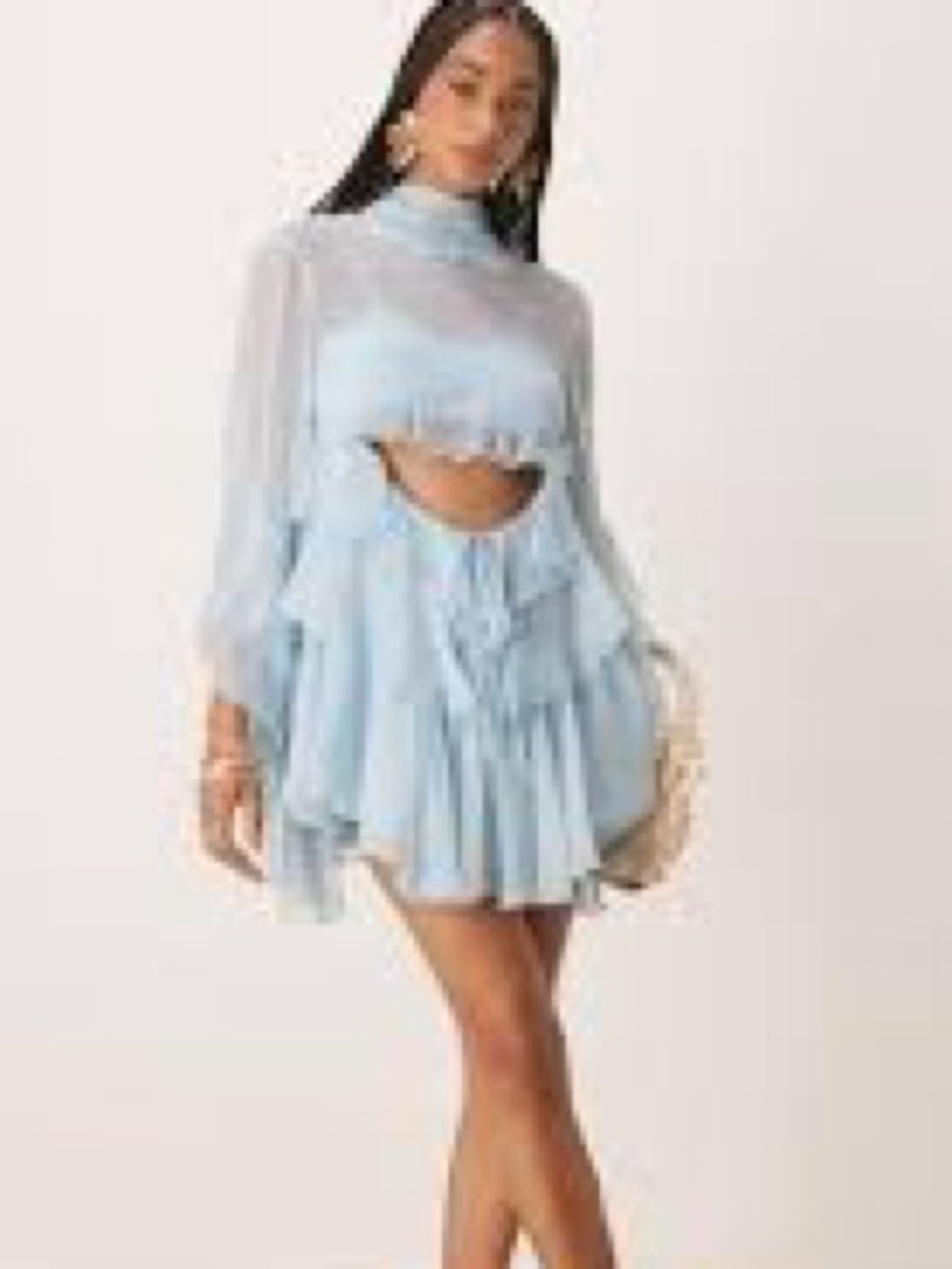 Bardot Anyssa Ruffle Mini sz 8 - Picture 2 of 12